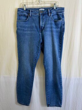 Lauren Conrad Women's Jeans Medium Wash Blue Size 16 High Rise Skinny Stretch